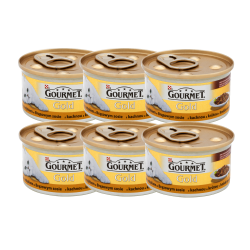 GOURMET GOLD Duck & Turkey in Gravy Kaczką i Indyk w Brązowym Sosie 6x85g
